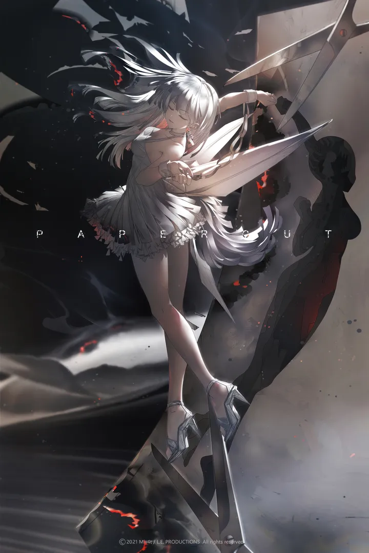 1girl,breasts,full_body,bangs,solo,closed_eyes,strapless,white_hair,white_dress,white_pantyhose,vertical,standing,wings,ballerina,ballet,tutu,ballet_slippers,dress,pantyhose,long_hair,bare_shoulders,high_heels