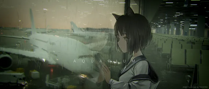 1girl,upper_body,animal_ears,bangs,solo,closed_mouth,ground_vehicle,indoors,phone,holding_phone,holding,school_uniform,horizontal,serafuku,sailor_collar,cat_ears,white_shirt,short_hair,cellphone,window,english_text,shirt,long_sleeves,rain,off_shoulder,aircraft,black_hair,black_sailor_collar