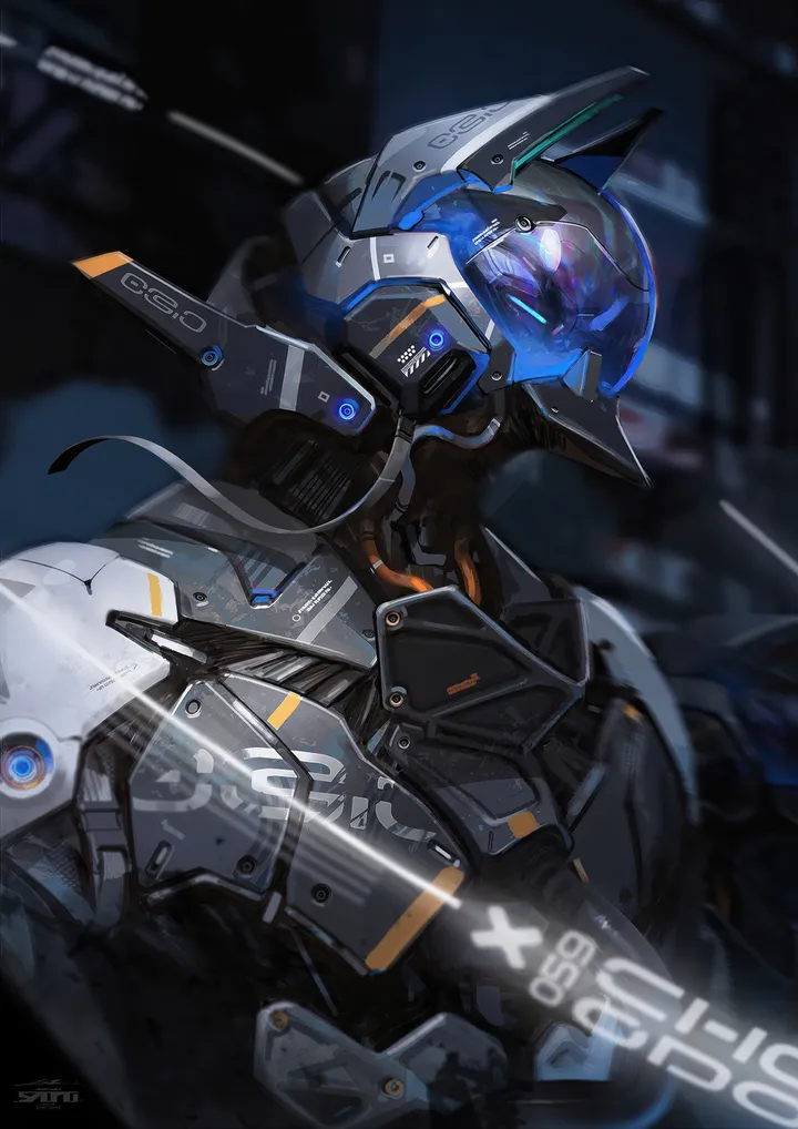 humanoid_robot,upper_body,power_armor,solo,looking_ahead,helmet,robot,armor,science_fiction,vertical,signature